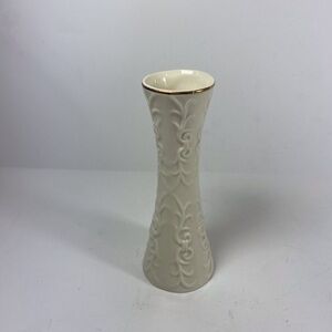 Vintage Porcelane Decorative Lenox-Style Vase 7.5” Golden Trimmed